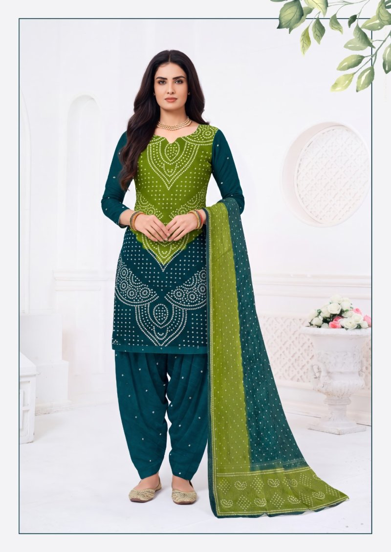 Bandhan Vol 1 By Dharmi Cotton Printed Dress Material 
